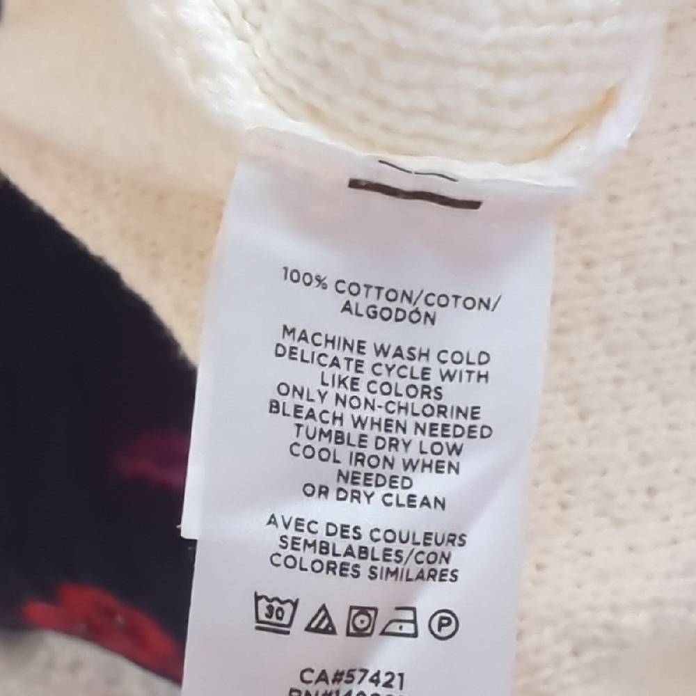 LOFT Ivory Ribbed Sweater - Picture 5 of 5